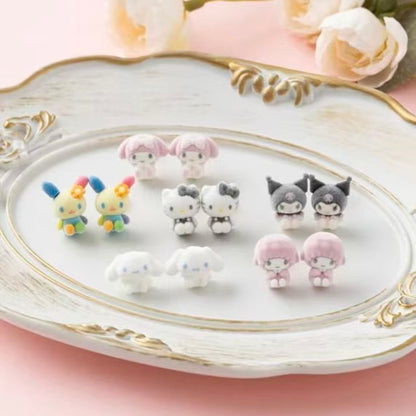 Sanrio｜Characters Flocky Earrings Set｜1.5×1×1.5cm approx.