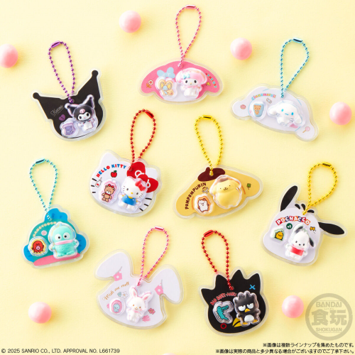 【limit 3】Sanrio｜Bandai Candy Sanrio Characters Package Charm &amp; ChocoBall mystery bag/blind box/All 10 types｜1pcs