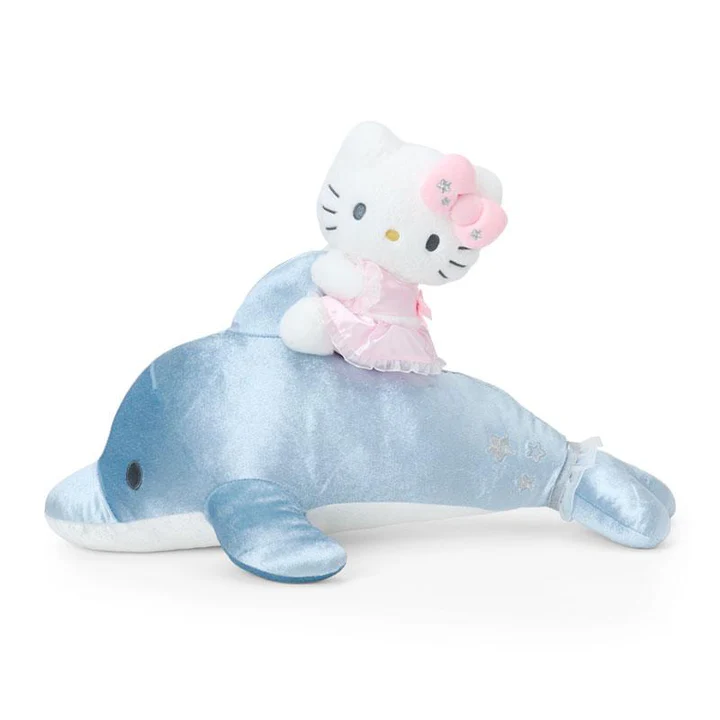 Sanrio｜Shiny Dolphin Hello Kitty Plush Dolls/Plush Toy｜43.0 x 40.9 x 23.7cm approx.