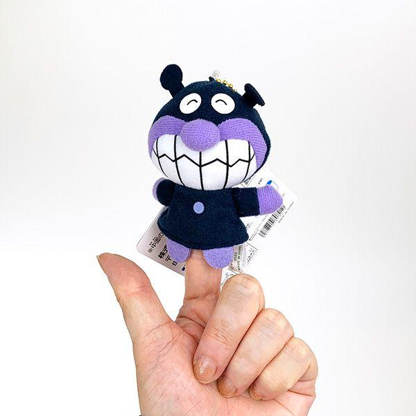 Anpanman｜Go! Anpanman Uncle Jam Fluffy Finger Puppet Mascot Holder /Plush Keychain｜W90 x H100 x D55mm aprox.