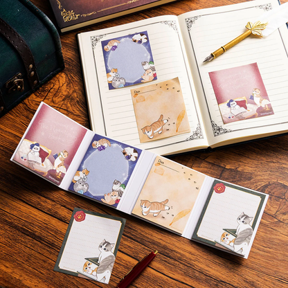 mofusand｜Nyantique Flip-Up Memo｜80 sheets