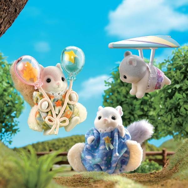 SylvanianFamilies｜Flying Squirrel Siblings - Sky Stroll Set - FS-65