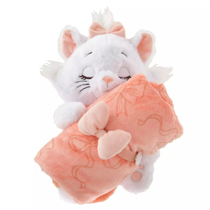 Disney ｜Blanket Tropical Pattern with Plush Toy东迪超好摸坐姿毛绒玩偶抱印花毯子/公仔/带毛毯｜约高 28 x 宽 20 x 深 21cm