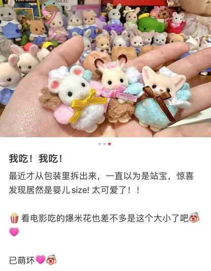 【limit 1】SylvanianFamilies｜Little Baby Popcorns Rabbit Mouse Fox