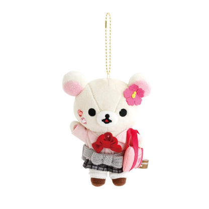 【limit 1】Rilakkuma｜Store 17th Anniversary JK Uniform Mascot Holder /Plush Keychain｜145×115×60mm approx.