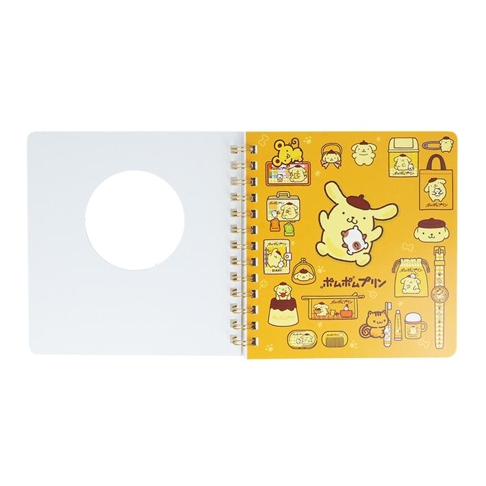 Sanrio｜Square ring notebook with window｜60 pages