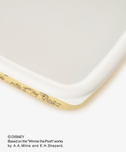 Disney｜winnie the pooh 噗噗耐热耐冷大容量密封餐盒/外出盒/食物储存盒/盒子本体可直接火上加热也可进烤箱｜	高さ5.5cm/幅23.5cm/奥行き16.5cm