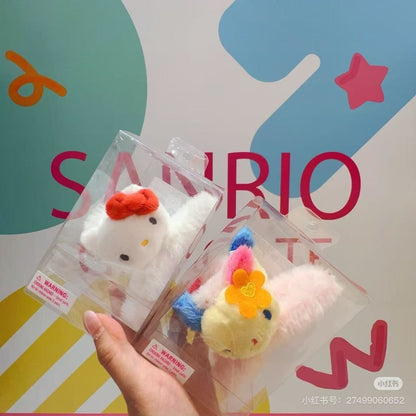 Sanrio｜Fluffy Face Mascot Hair Claw Clip｜12×8×8cm approx.