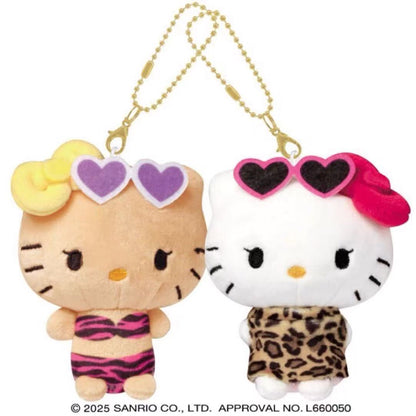 Sanrio｜Hello Kitty &amp; Mimmy Nico Mascot Holder /Plush Keychain｜170×130×55mm approx.