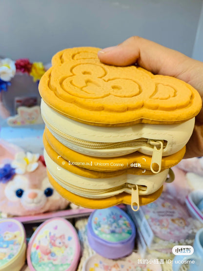 【会有补货，限购1】Disney迪士尼｜2024东迪春日复活节限定duffy达菲黄油夹心饼干零钱包挂件/包挂