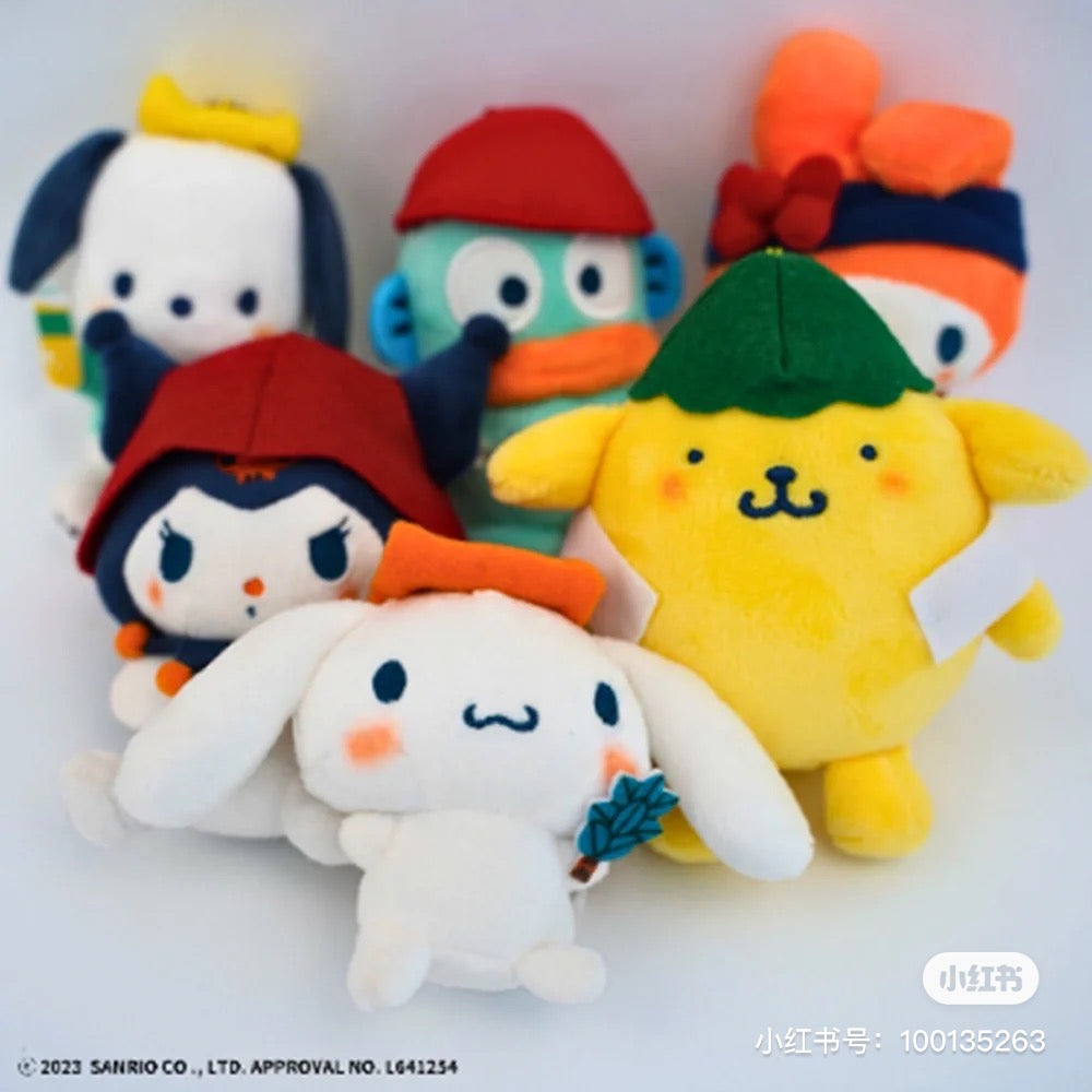Sanrio｜泡澡/温泉/桑拿系列挂件/玩偶｜约84x123x65mm