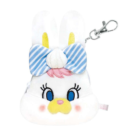 MOMOREI｜Die-Cut Face Pass Case Card Holder with Reel Pouch｜H190 x W160 x D60mm approx.