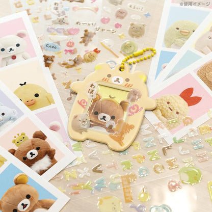 Rilakkuma轻松熊｜San-X ID Photo Style Sticker 证件照写真风可爱贴纸/2sheet入｜约200×55mm