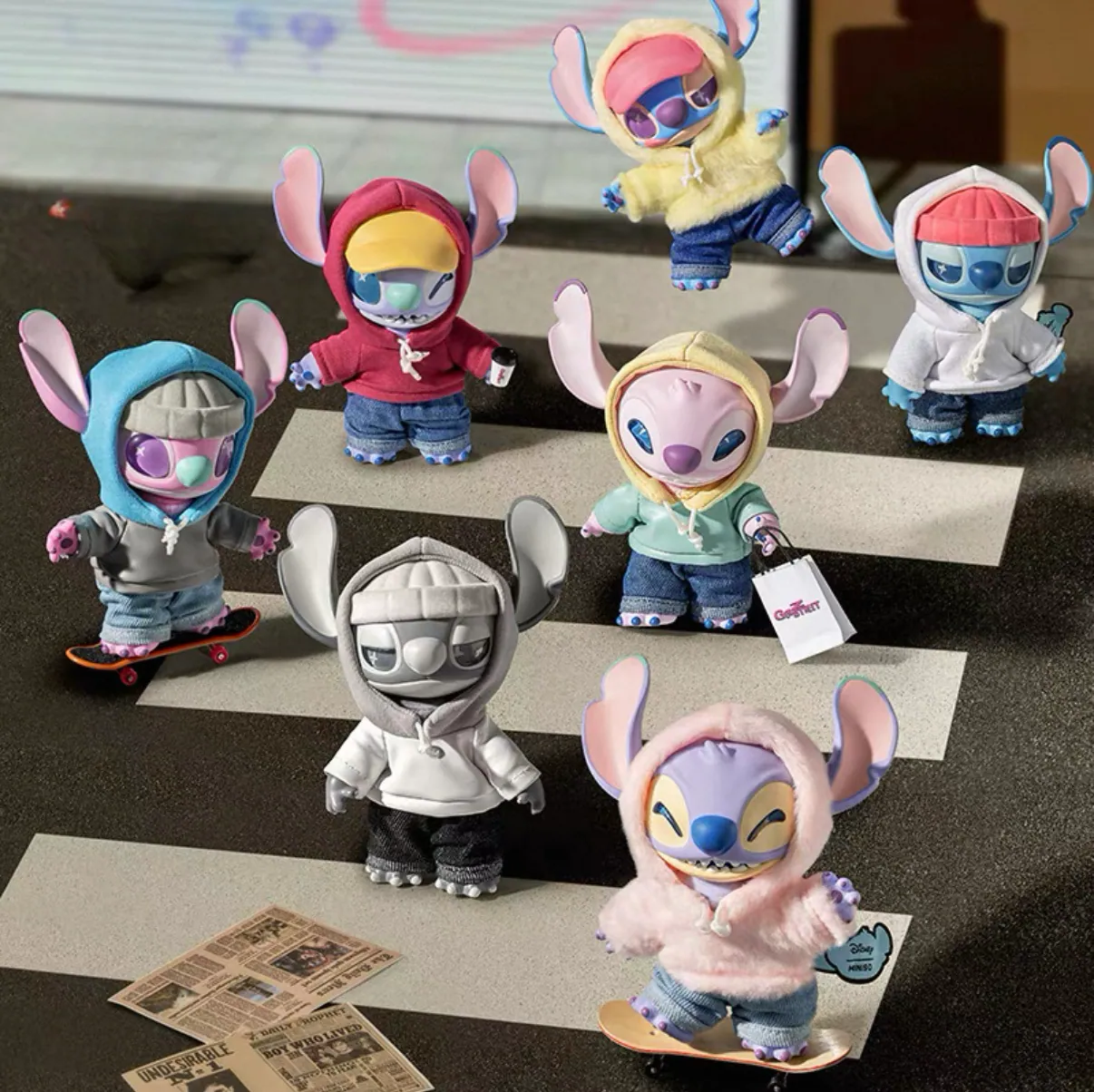 Disney Stitch Genz Series vinyl Doll Keychain Blind Box