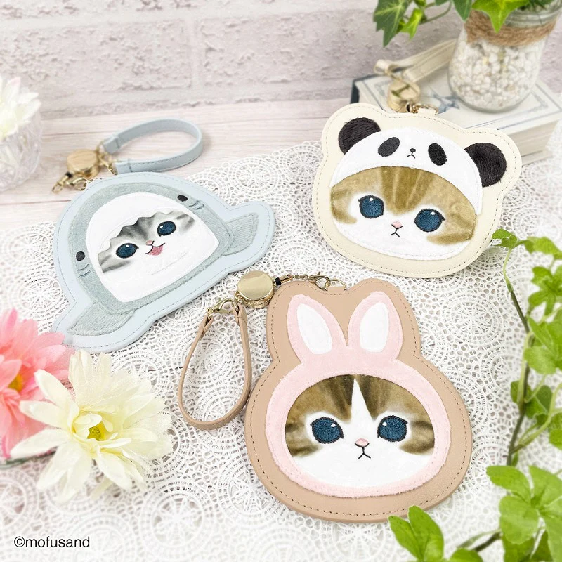 Mofusand｜Die -cut pass case softly｜H135 x W115 x D5mm approx.