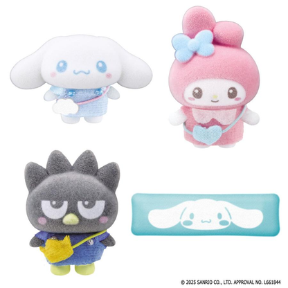 BANDAI｜Sanrio Characters flocking set｜19 x 12 x 4cm approx.