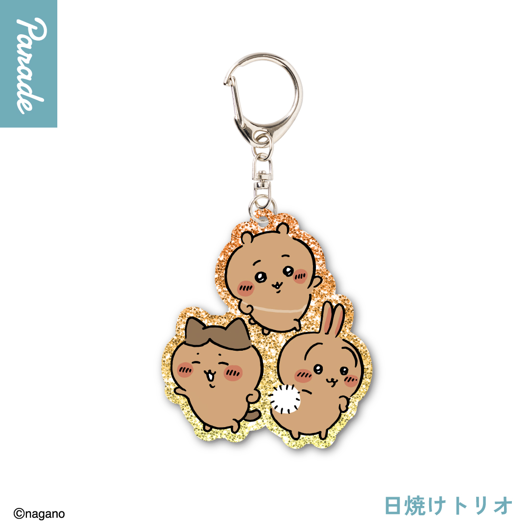 chiikawa｜Movie "Chiikawa" The Secret of the Mermaid Island Glitter Acrylic Keychain mystery bag/blind box/All 8 types｜1pcs