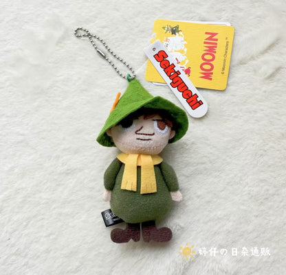 Moomin｜wilight Snufkin Mascot Holder /Plush Keychain｜H12×W7×D4.5cm approx.