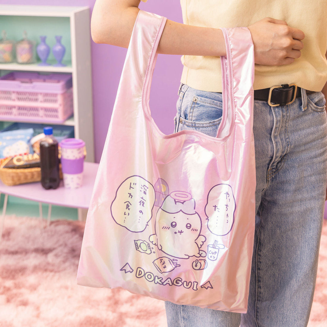 chiikawa｜Angel &amp; Demon Aurora Eco Bag ｜H540×W320×D115mm approx.