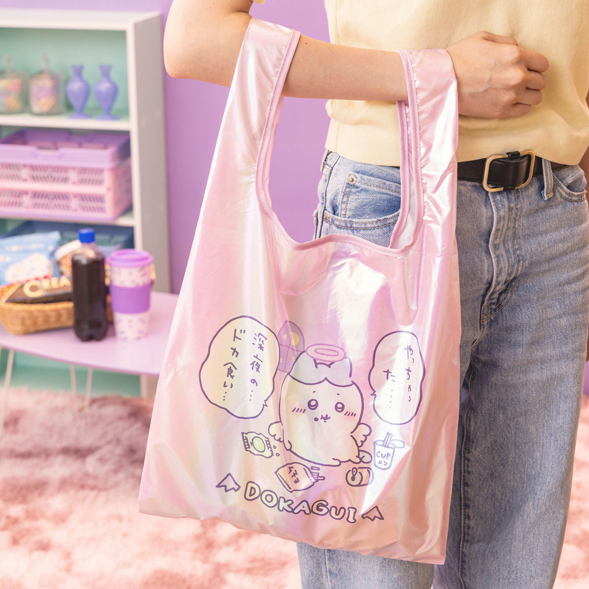 chiikawa｜Angel &amp; Demon Aurora Eco Bag ｜H540×W320×D115mm approx.