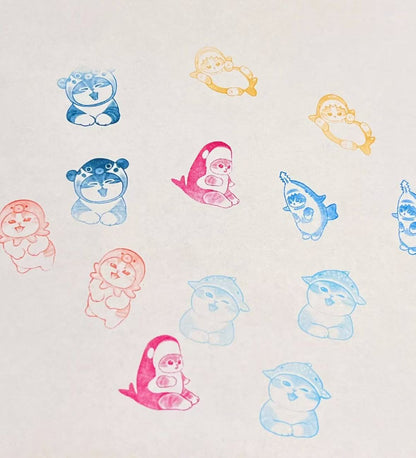 Mofusand｜Swimming Ring Stamp Series mystery bag/blind box/All 6 types｜1pcs