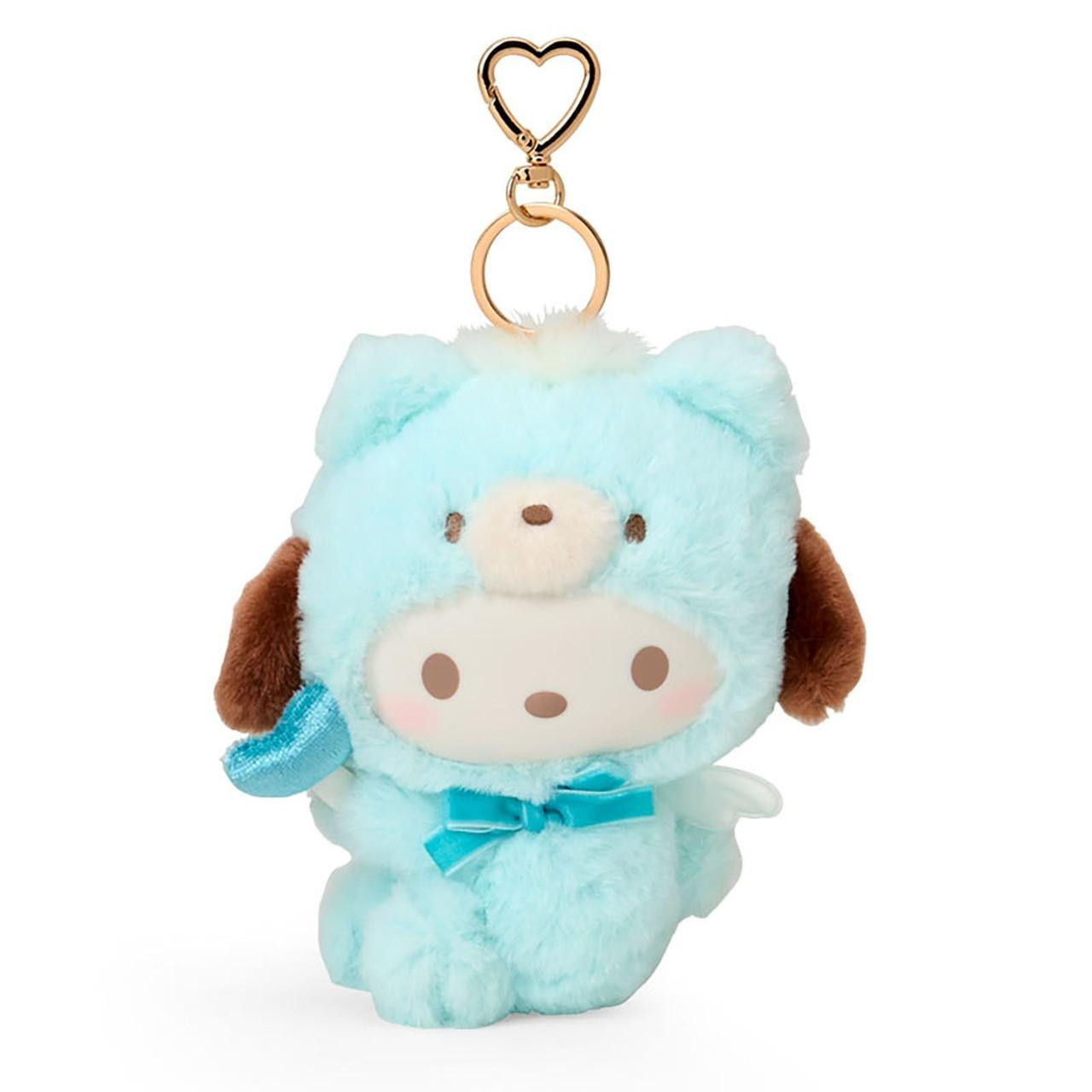 Sanrio｜Fluffy Angel Bear Vinyl Mascot Holder /Plush Keychain｜15×8×14cm approx.