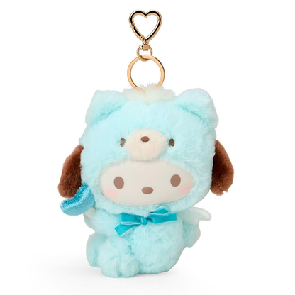 Sanrio｜Fluffy Angel Bear Vinyl Mascot Holder /Plush Keychain｜15×8×14cm approx.