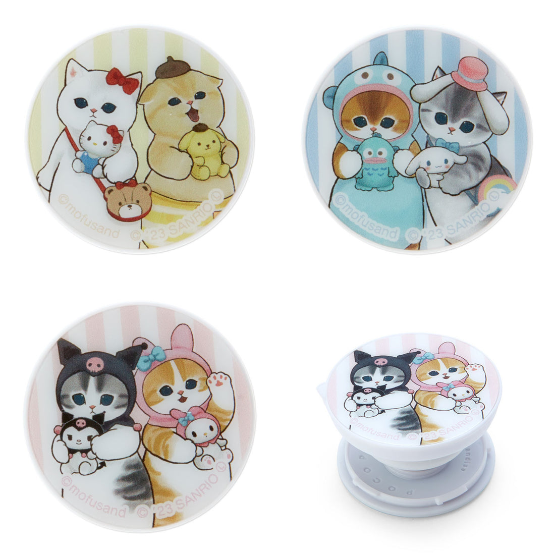 Mofusand｜Sanrio Characters POCOPOCO｜3.7 × 0.8 × 3.7 cm