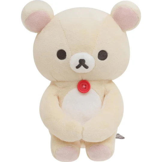 Rilakkuma轻松熊｜ Favorite Things Plush Smartphone Stand San-X毛绒玩偶手机支架/衣服和企鹅可分离｜约180×140×110mm