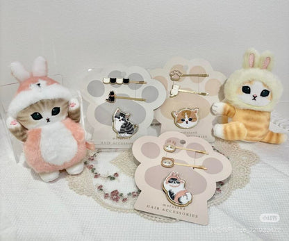 Mofusand｜Hairpin &amp; hair elastic｜3 piece