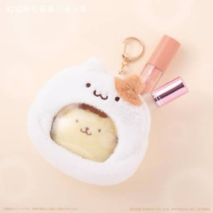 Sanrio｜Munyugurumi Patio Multi Pouch Keychain｜10*12cm approx.