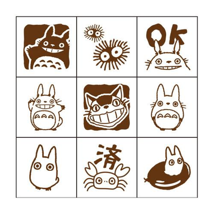 My neighbor totoro｜Check Stamp Set｜W71×H130×D35mm approx.
