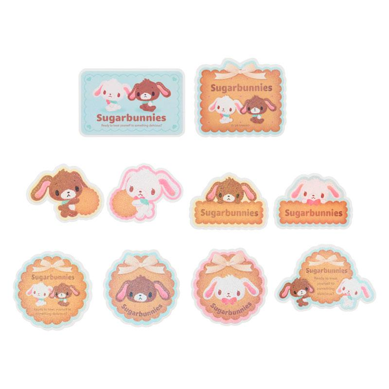 Sanrio｜Sugarbunnies Biscuit Design Series Sticker Set｜10 sheets