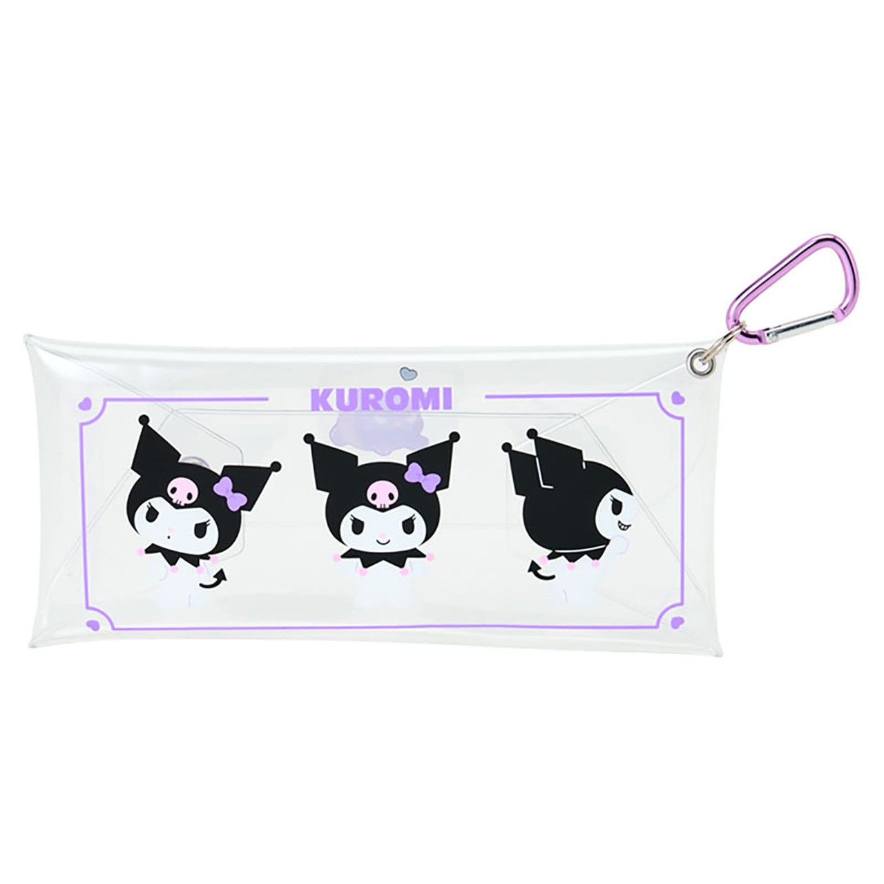 Sanrio｜Long Clear Small Item Case｜22.3 x 8.8 x 1.7cm approx.