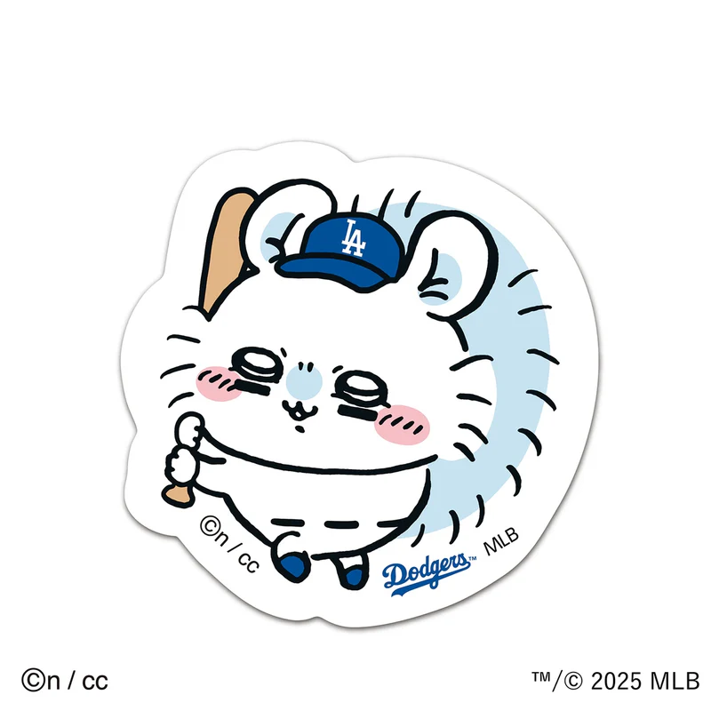 Chiikawa｜Chiikawa X  MLB Tokyo Series Die-cut Sticker｜H64 x W62mm approx.