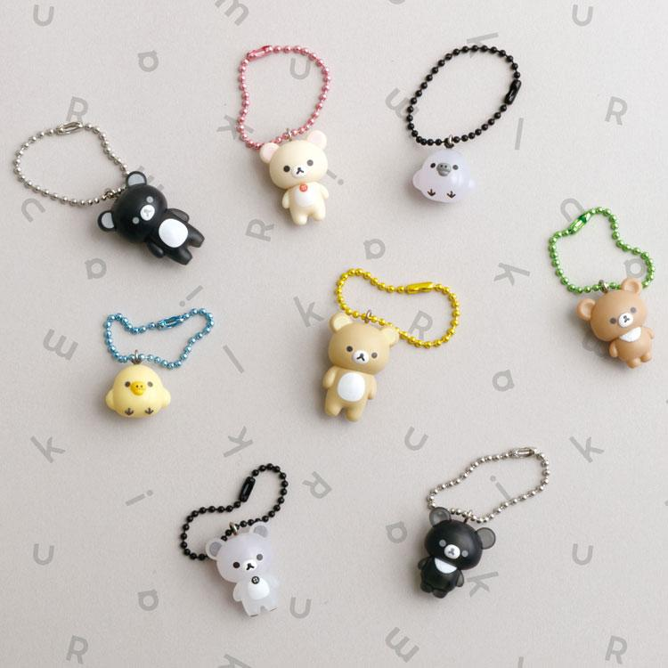 Rilakkuma｜Basic Rilakkuma Monochrome Figure Keychain mystery bag/blind box/All 8 types｜1pc