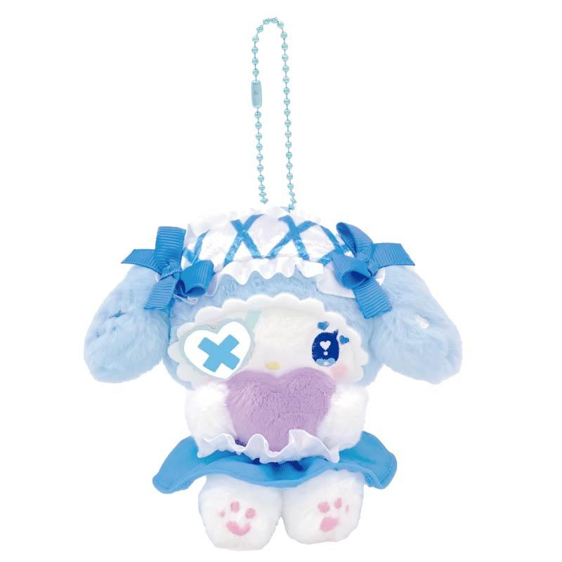 Sanrio｜My Melody×Kuromi DOLLYMIX  Mascot Holder /Plush Keychain | 14cm×13cm×5cm  approx.