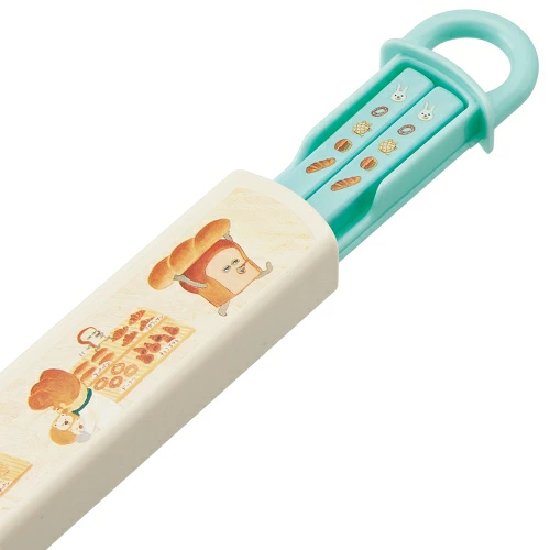 hobonichi｜Antibacterial Dishwasher Safe Chopsticks &amp; Sliding Chopstick Case Set｜195 x 27 x 15 mm approx.