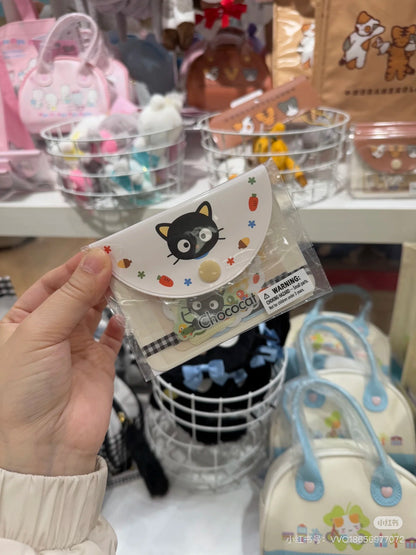 Sanrio｜Cat Club Sticker &amp; Case Set｜10.9 x 8.2 x 1cm approx.