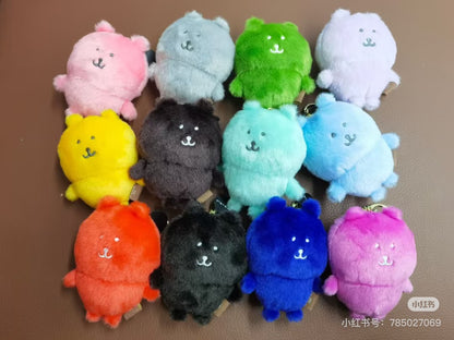 【limit 1】Nagano｜Characters Colorful Nagano Bear Mascot Holder /Plush Keychain｜H105 x W75 x D50mm approx.