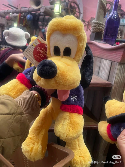 Disney迪士尼｜东迪2024Christmas冬日圣诞限定软乎乎布鲁托狗毛绒玩偶/公仔