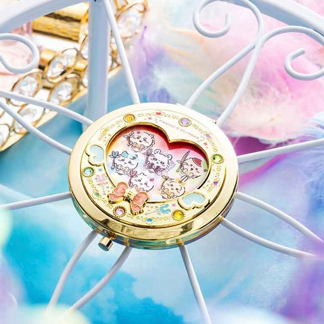 Chiikawa 吉伊卡哇｜超魔法少女/小魔仙系列变身镜/便携镜/随身化妆镜｜約H77×W70×D10mm