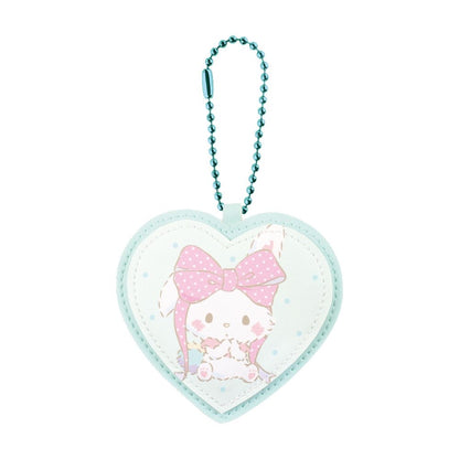 Sanrio｜皮质感角色爱心挂件/挂链｜約84x90x4mm