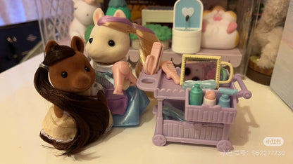 SylvanianFamilies森贝儿家族｜Pony Friends Set 小马和朋友们美发套组/玩具/过家家5650