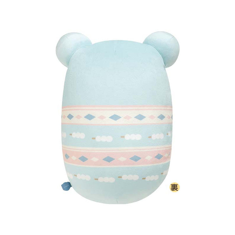 Rilakkuma轻松熊｜露营系列/像云朵一样柔软的睡袋轻松熊抱枕/靠枕｜约380 x 300 x 180 mm