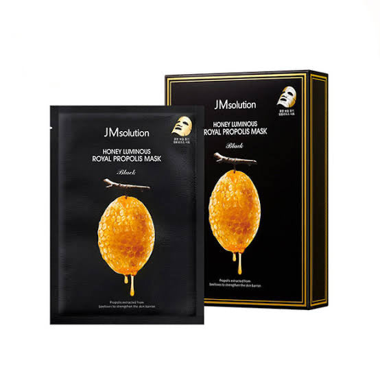 JM Solution｜HONEY LUMINOUS ROYAL PROPOLIS MASK PACK 韩国莹润蜂胶面膜/补水抗菌保湿｜10片