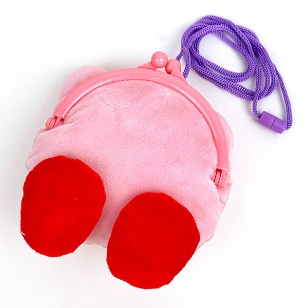Kirby｜卡比撅嘴汉堡包斜挎包/口金包｜约16cm×14.5cm×7.5cm