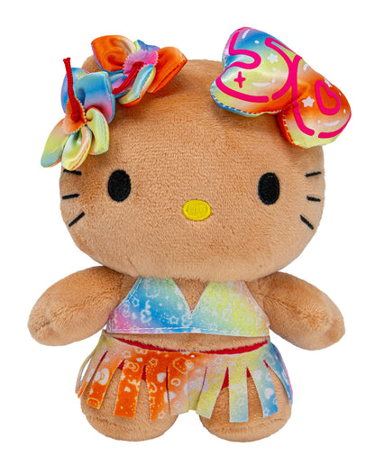 HelloKitty凯蒂猫｜HAWAII夏威夷黑皮kitty50周年限定公仔/玩偶｜高约20cm