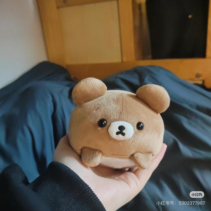 Rilakkuma轻松熊｜San-X Super Soft Plush超好rua可爱角色趴趴迷你毛绒玩偶/公仔｜约9 × 10 × 15 cm