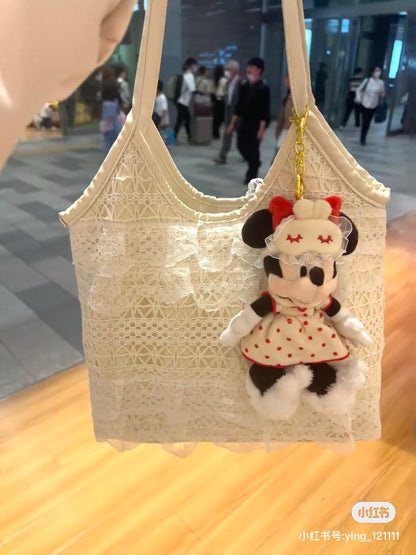 Disney｜Pajama Style Mascot Holder /Plush Keychain｜19.5×12×6.5cm approx.